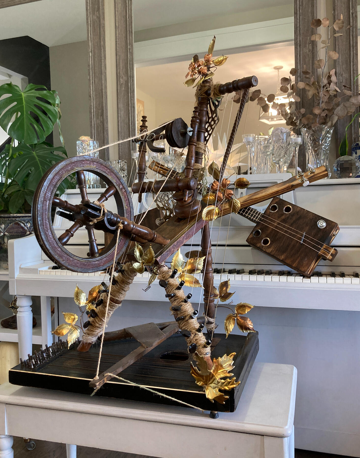 folk art acoustic electric resonator guitar ukulele nashville picks