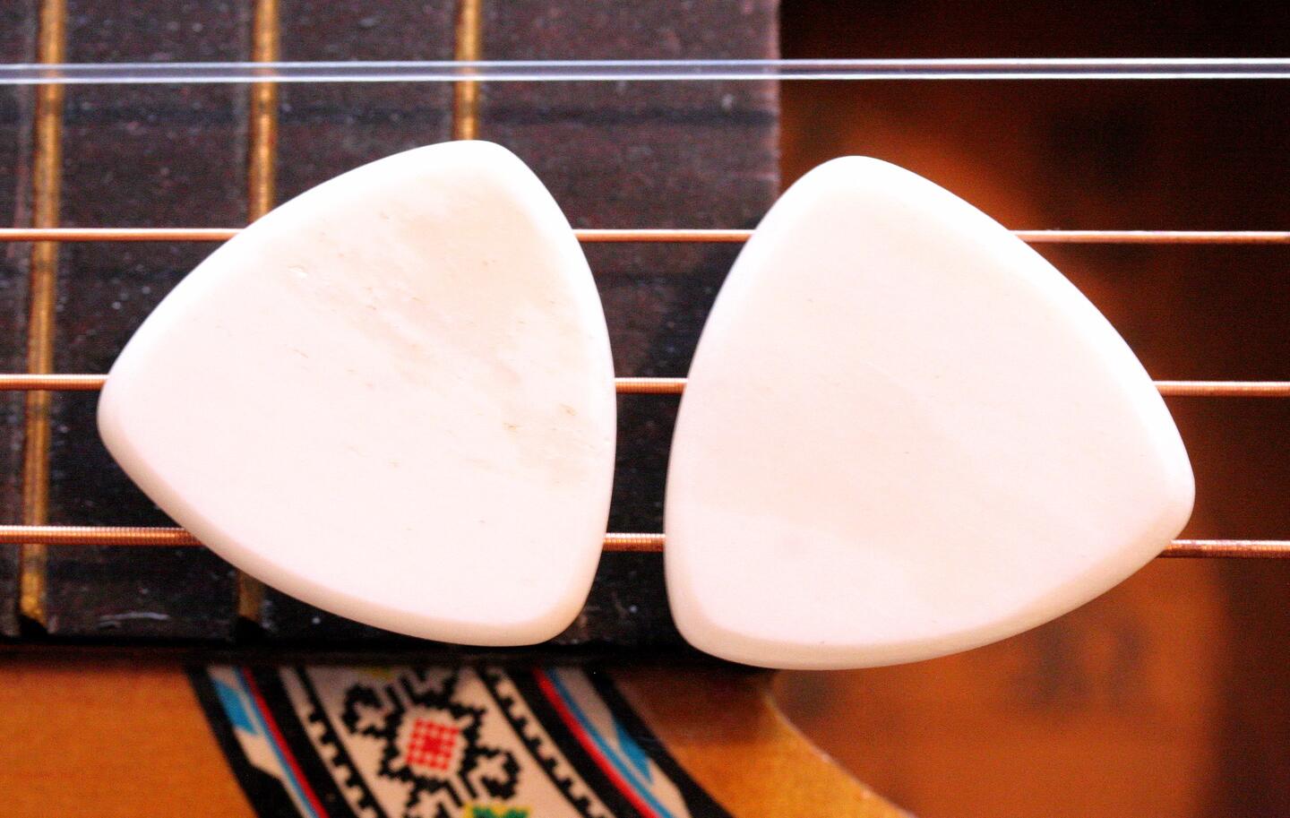 zebu buffalo bone guitar pick
