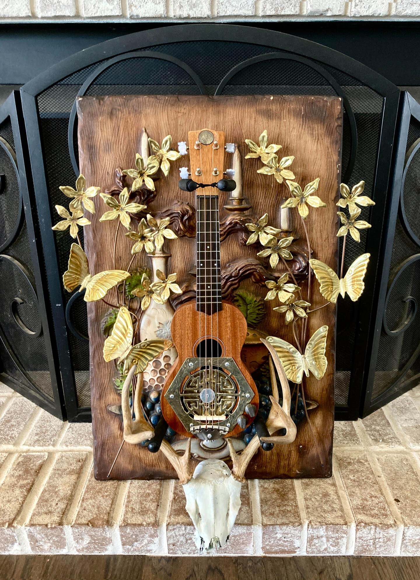 folk art acoustic electric resonator guitar ukulele nashville picks